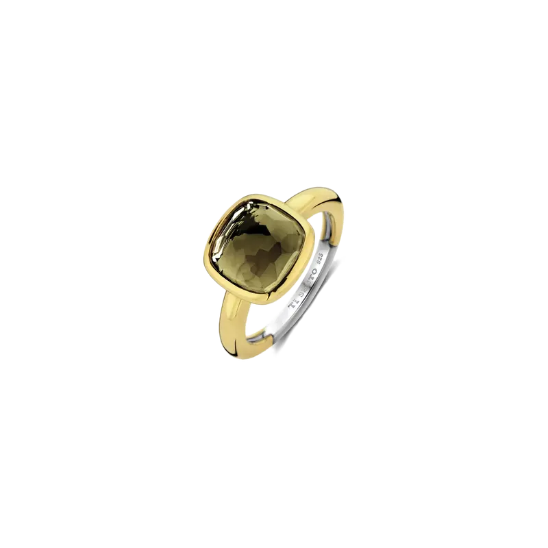 Kaki Cushion Ring