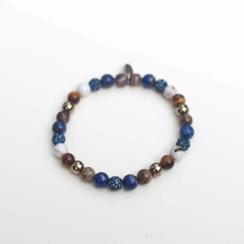 karma armband elastic blue xs