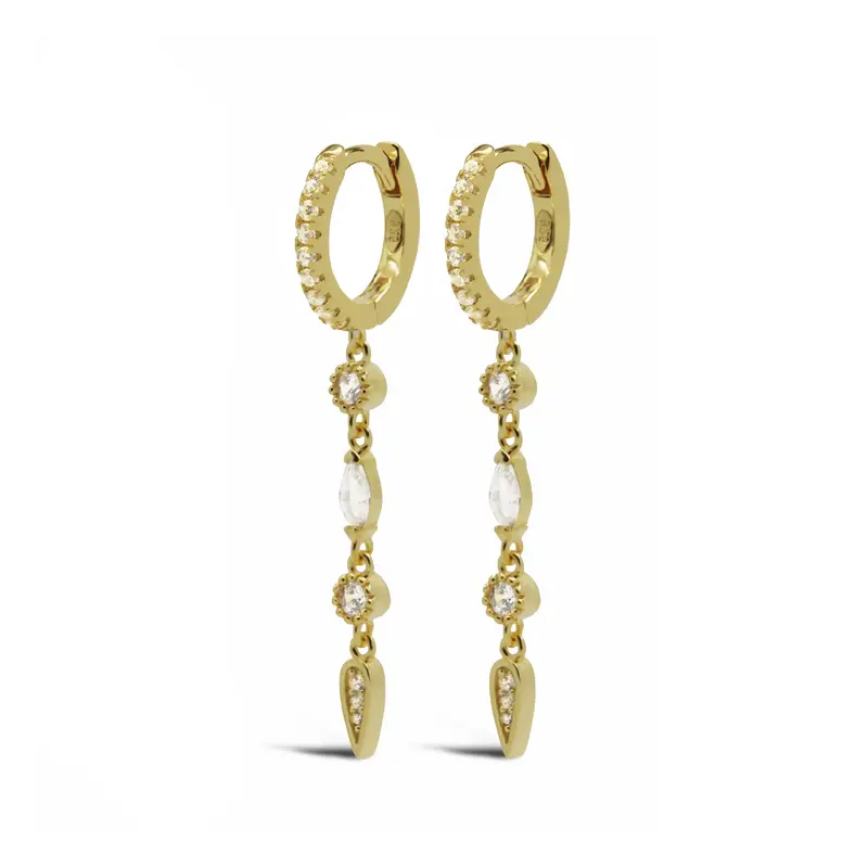 Karma Oorbellen Hinged hoops LIZZY