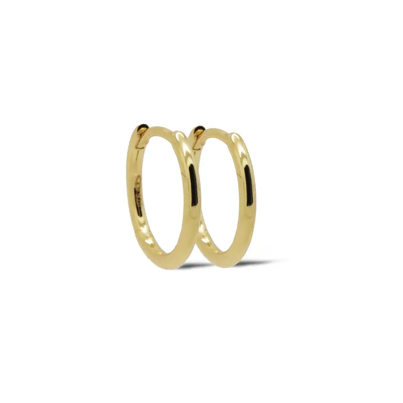 Karma Oorbellen Plain Hinged Bibi 14mm