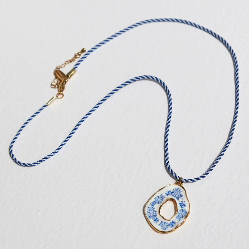 Ketting Delfts blauw