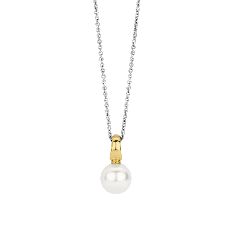 Ketting met Parel hanger 8mm