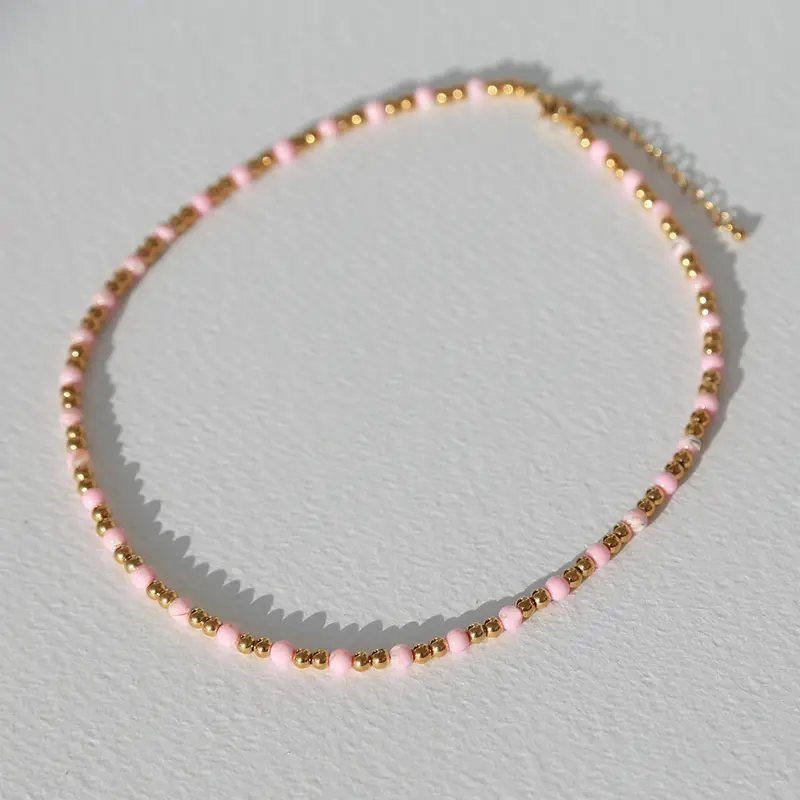 Ketting Moraira light pink