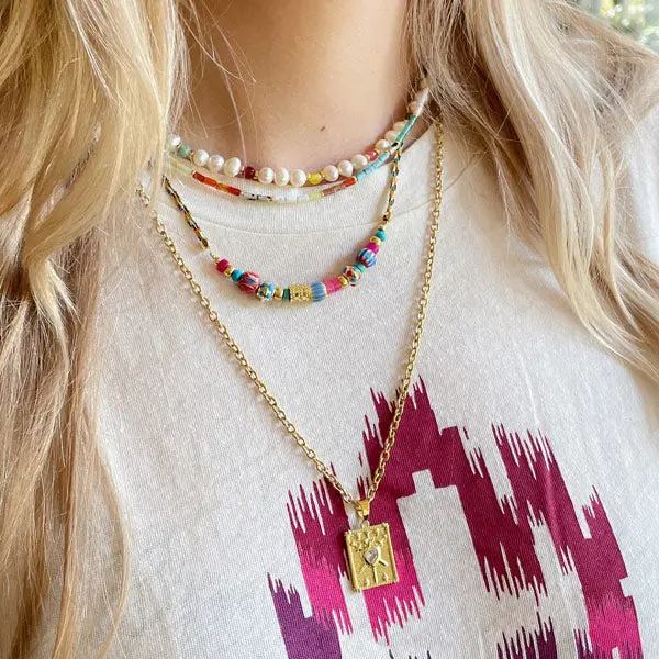 Ketting stainless steel goud