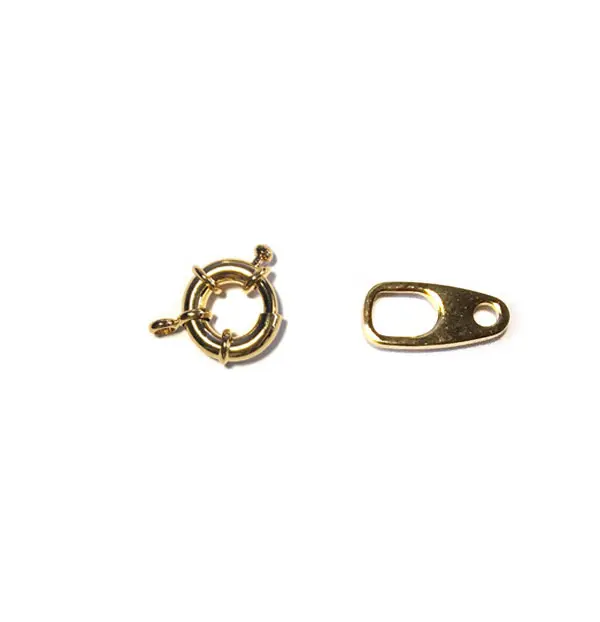 Kleine sluiting verguld 8mm