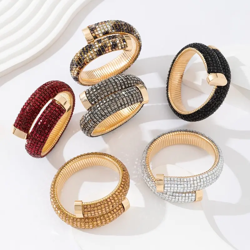 KOPER open strass armband