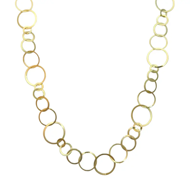 Lange ketting circle schakel