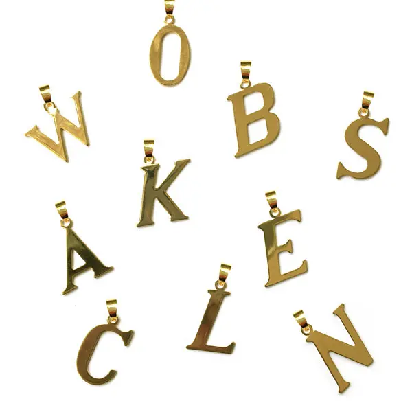 Letter Initiaal goud