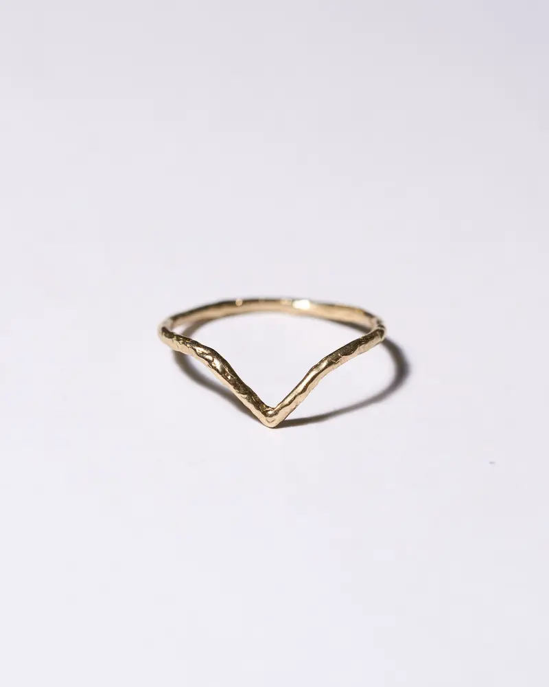 Level up ring in 9 karaat