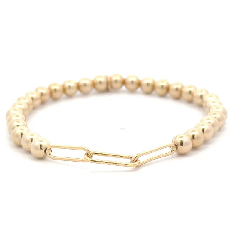 Link chain 5mm gold coloured