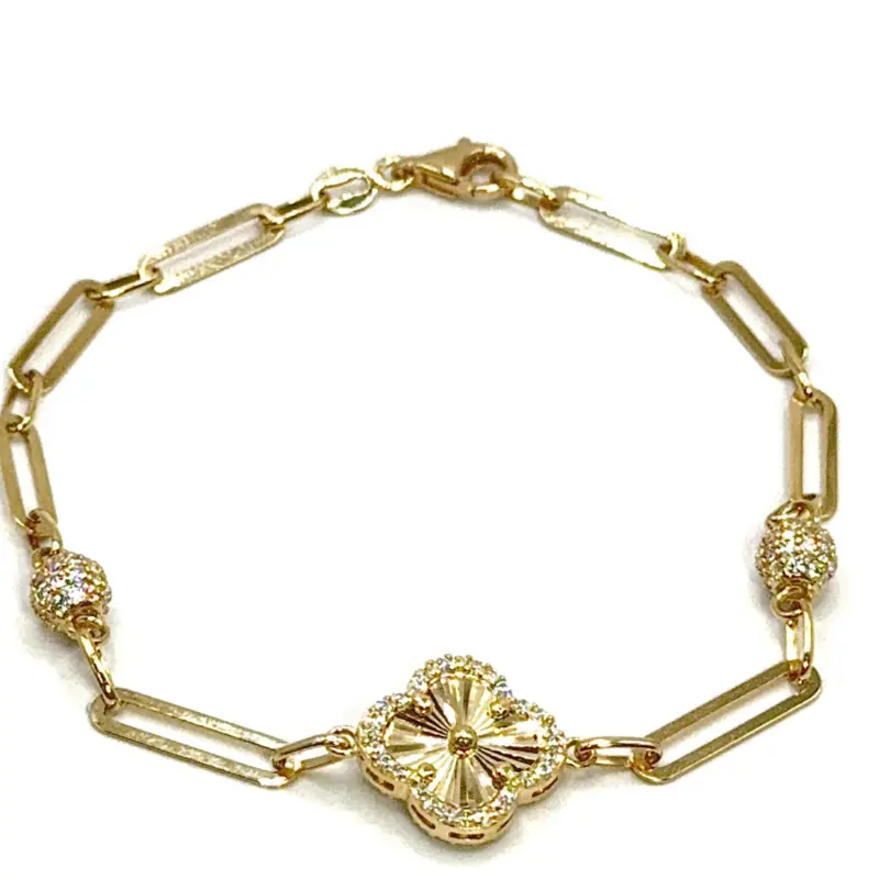 LUCKY CHARM BRACELET - 14K