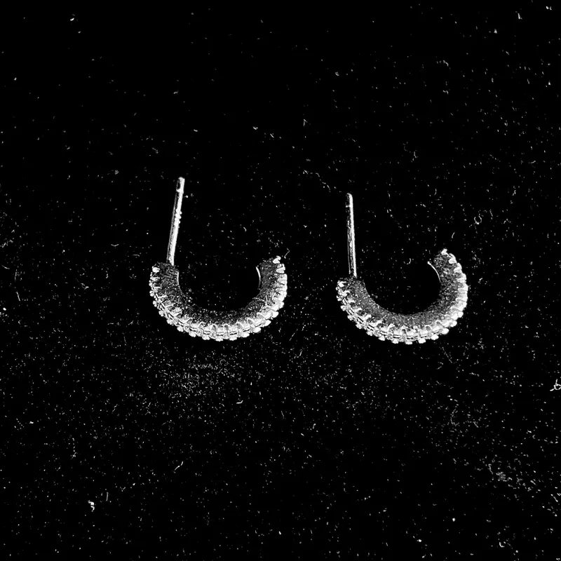 Lunar Whisper Earrings - Silver 925