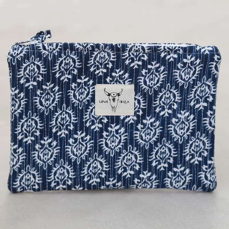 Make-up tasje Indian blue