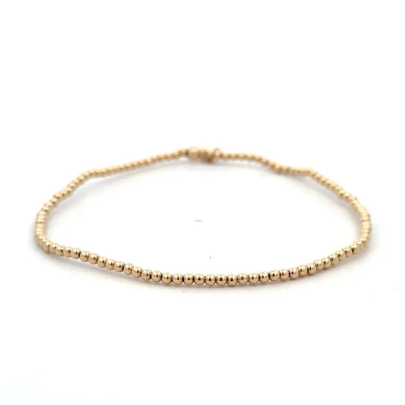Men basic 2mm gold coloured