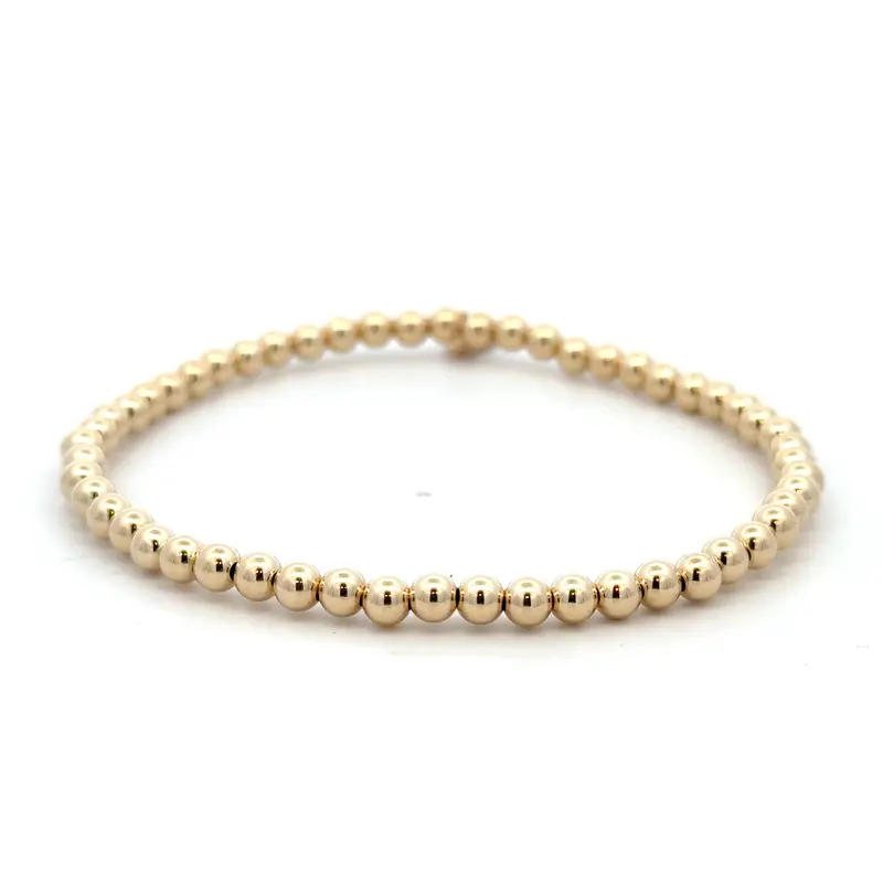 Men basic 4mm gold coloured