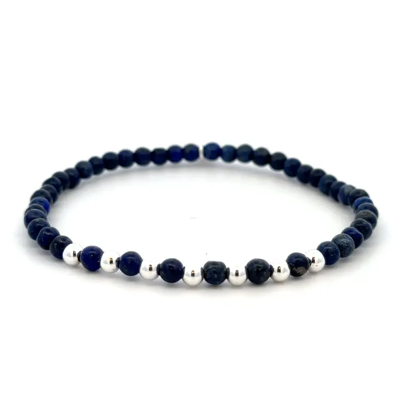 Men mix 7 blue silver