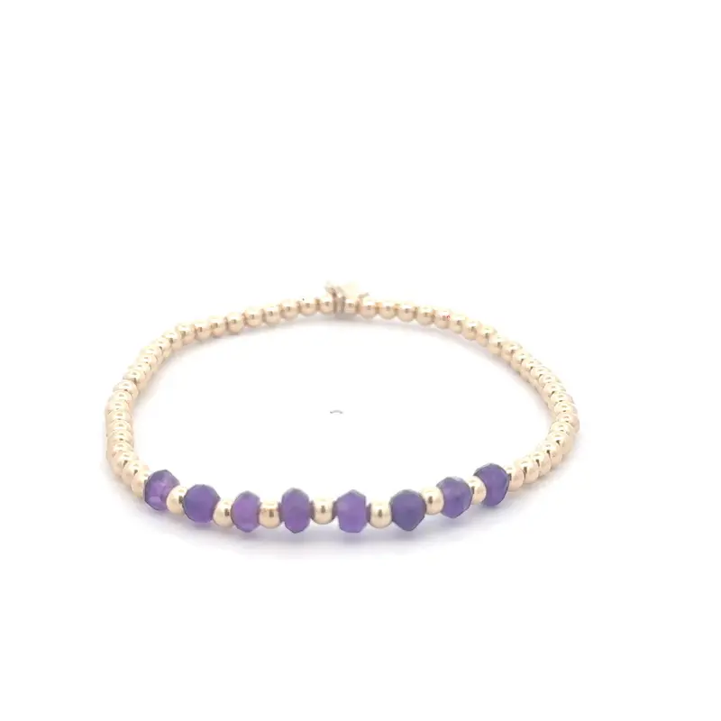Mix 8 purple gold coloured