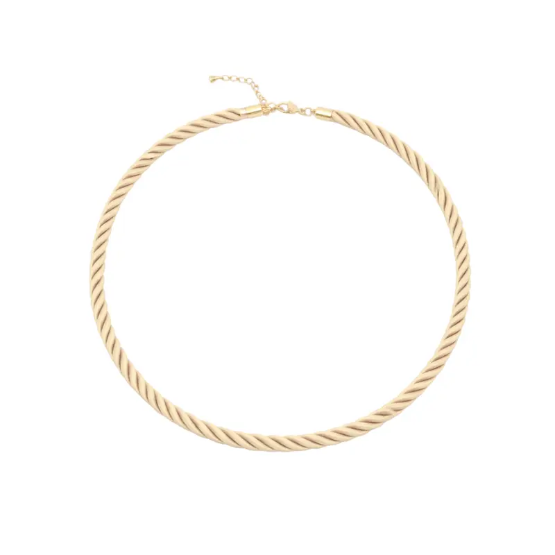 Naturel gedraaide rope ketting