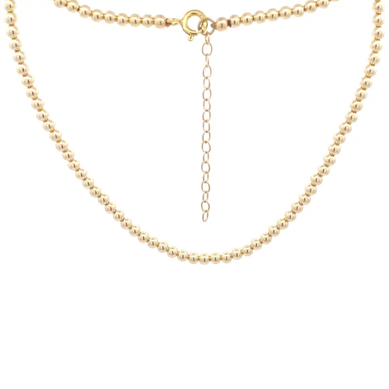Necklace basic 3mm gold coloured