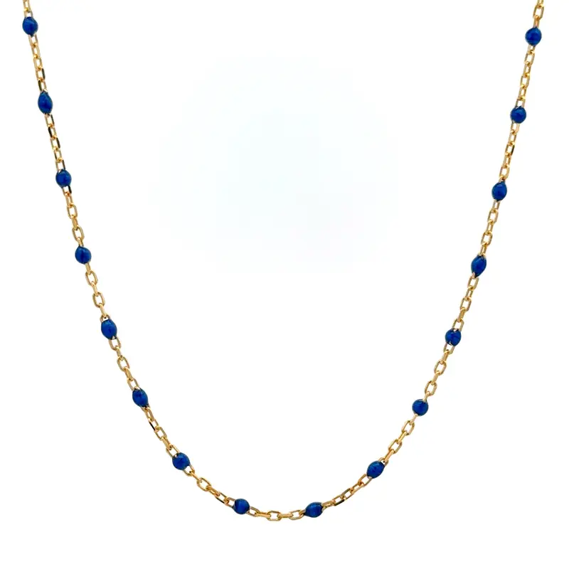 Necklace evie dark blue