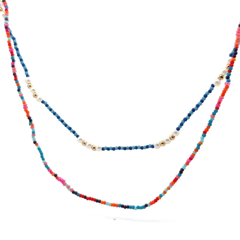 Necklace happy azur mix