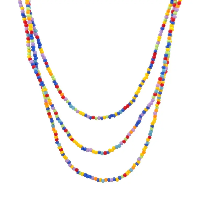 Necklace happy mix blue