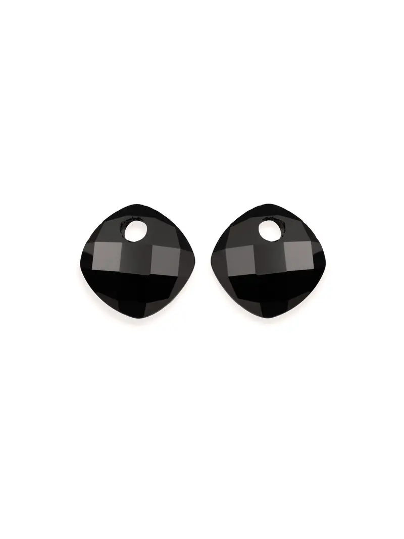 Oorbel Edelstenen Cushion Cut Onyx