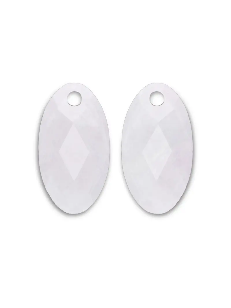 Oorbel Edelstenen Large Leaf Moonstone
