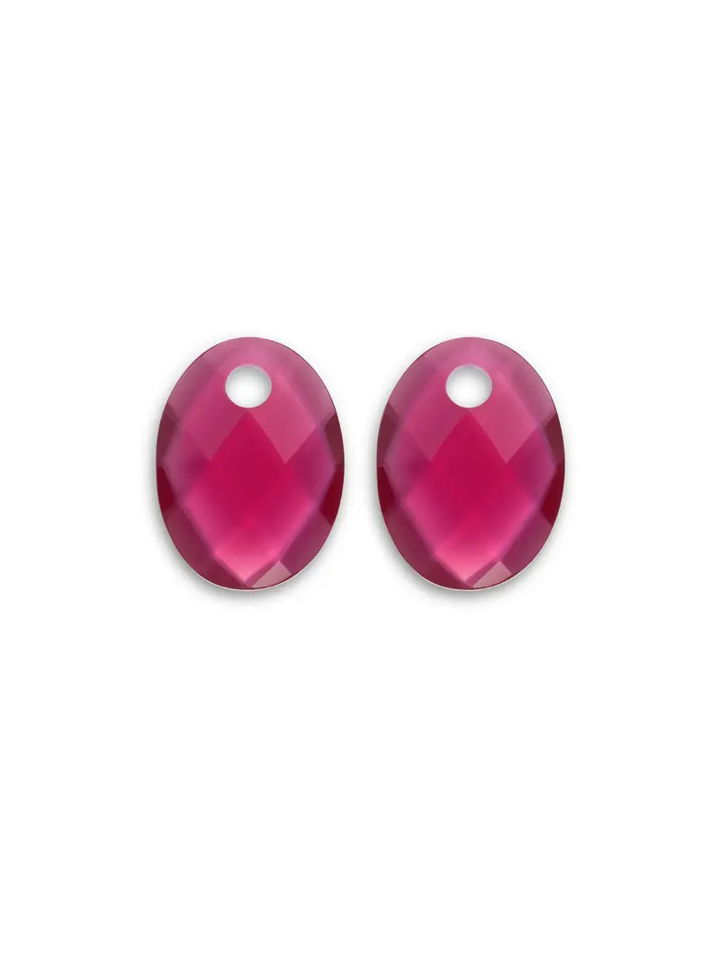 Oorbel Edelstenen Medium Oval Candy Jade