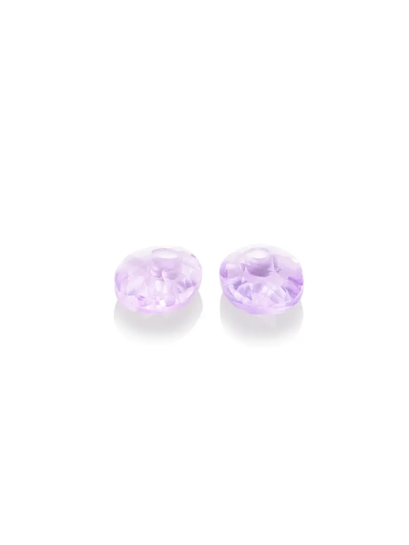 Oorbel Edelstenen Small Oval Violet Quartz