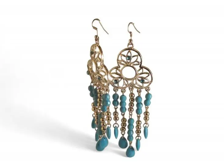 Oorbellen gypsy - Blauw