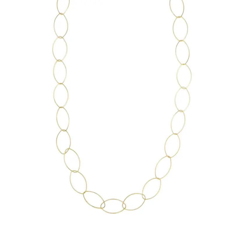 Oval lange ketting