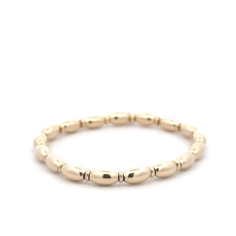 Oval mix wheel gold coloured