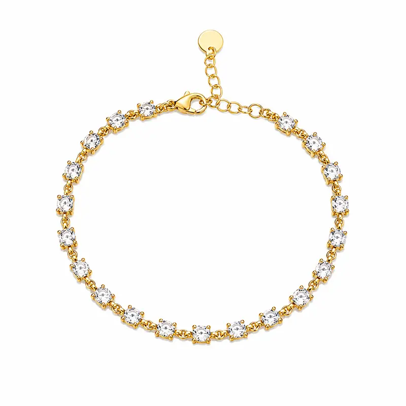 Oval strass armband