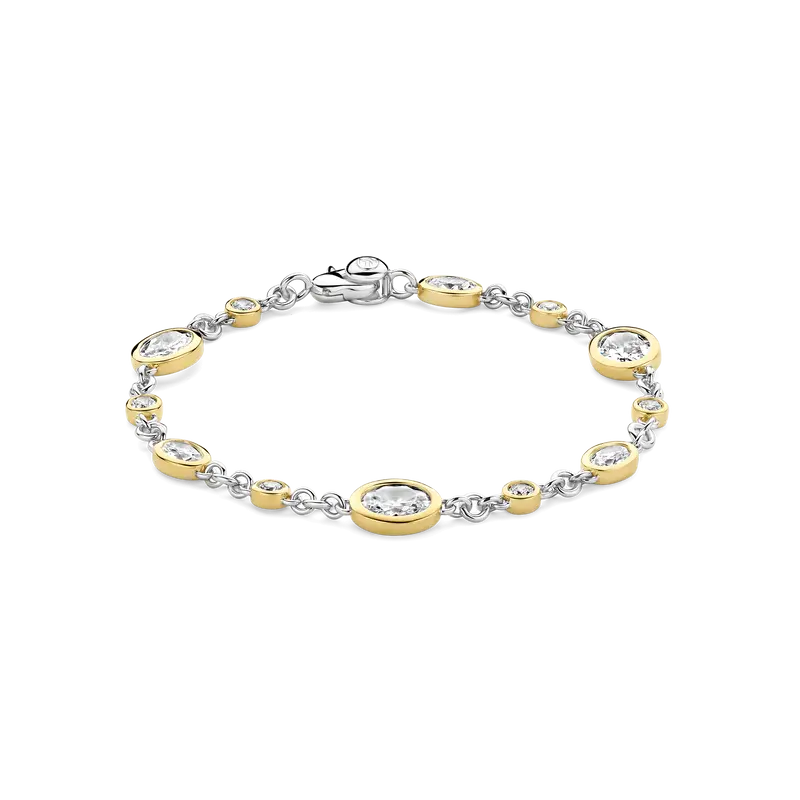 Ovale Zirkonia Armband