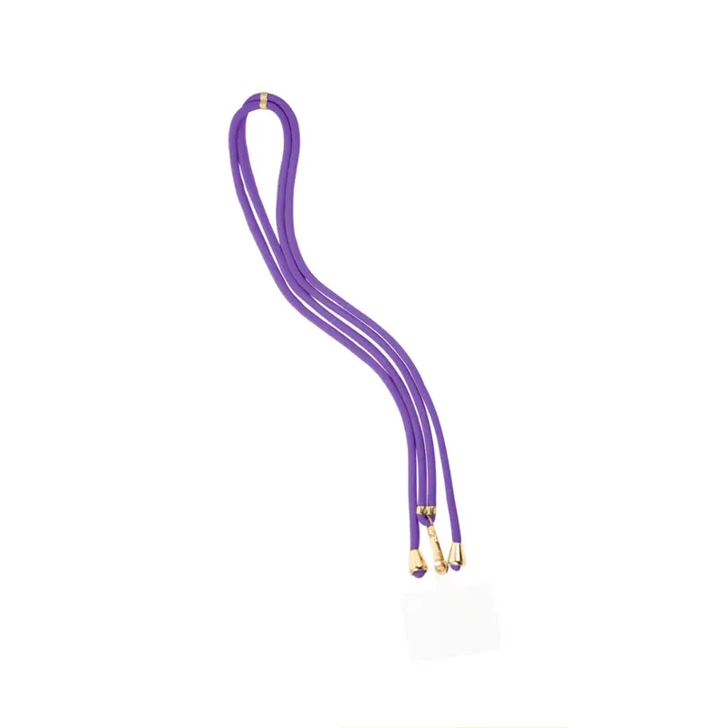 Paarse lang telefoonkoord rope