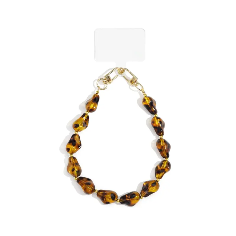 Panterprint chunky marble telefoonkoord