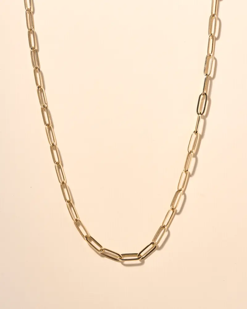 Paperclipketting rechte buis