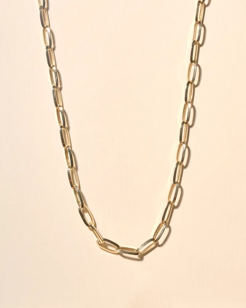 Paperclipketting spitse schakels