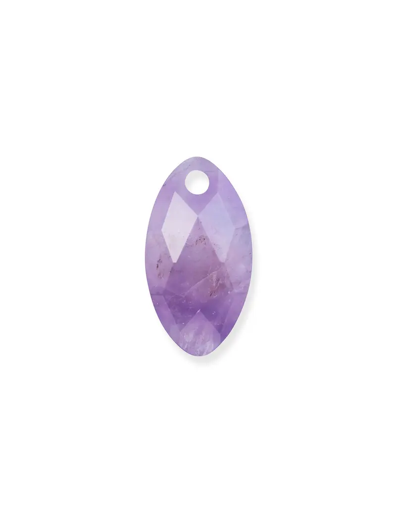Pendant Edelsteen Leaf Amethyst