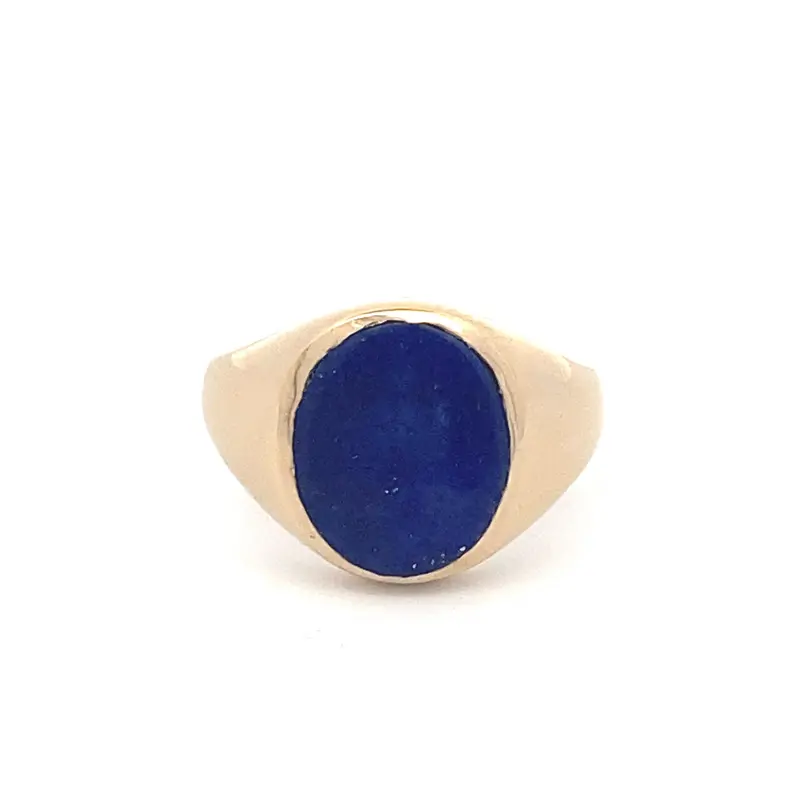 Pink ring blue goldplated