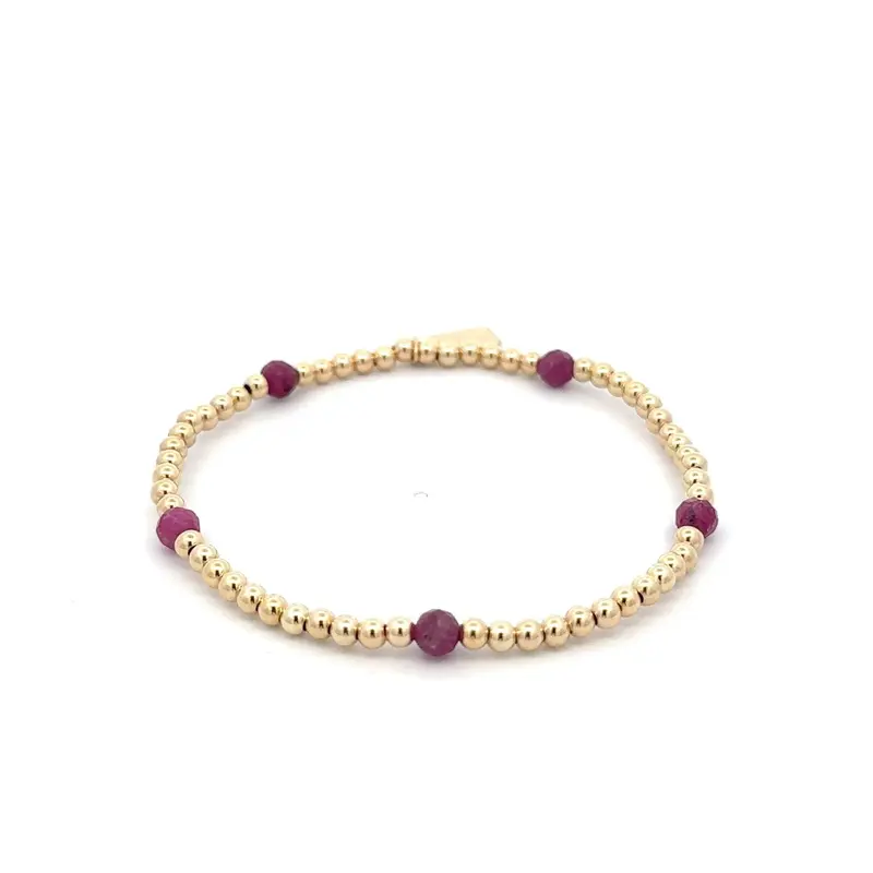PScallme Armband Dot 5 Small Fuchsia