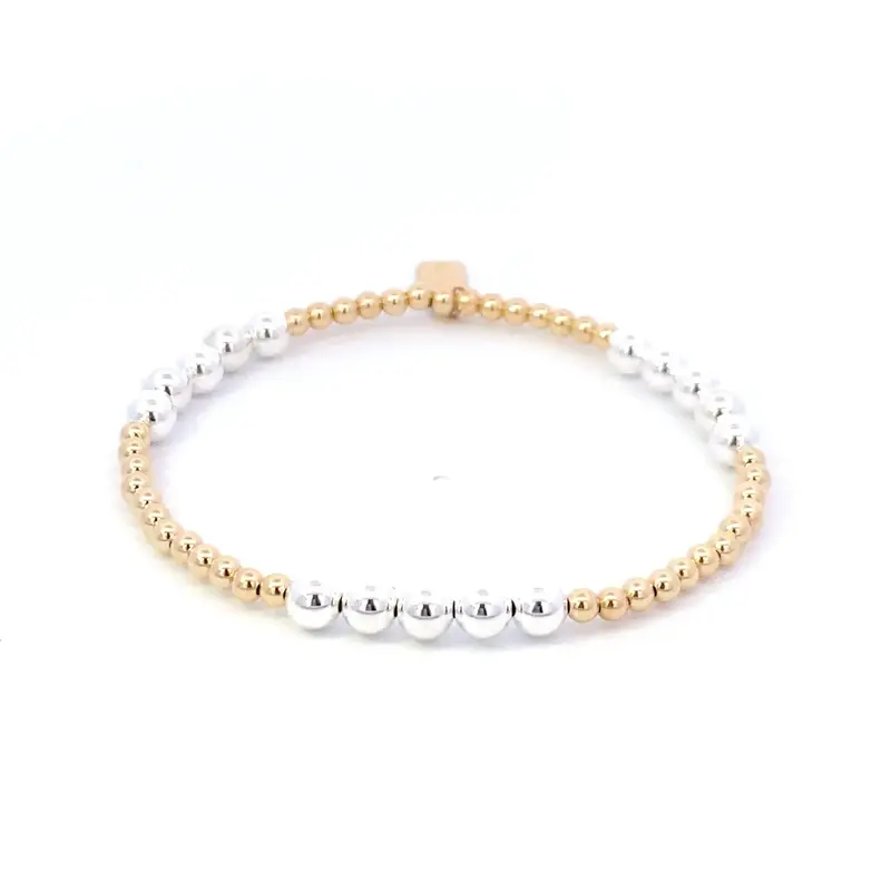 PScallme Armband Six Row Gold Silver