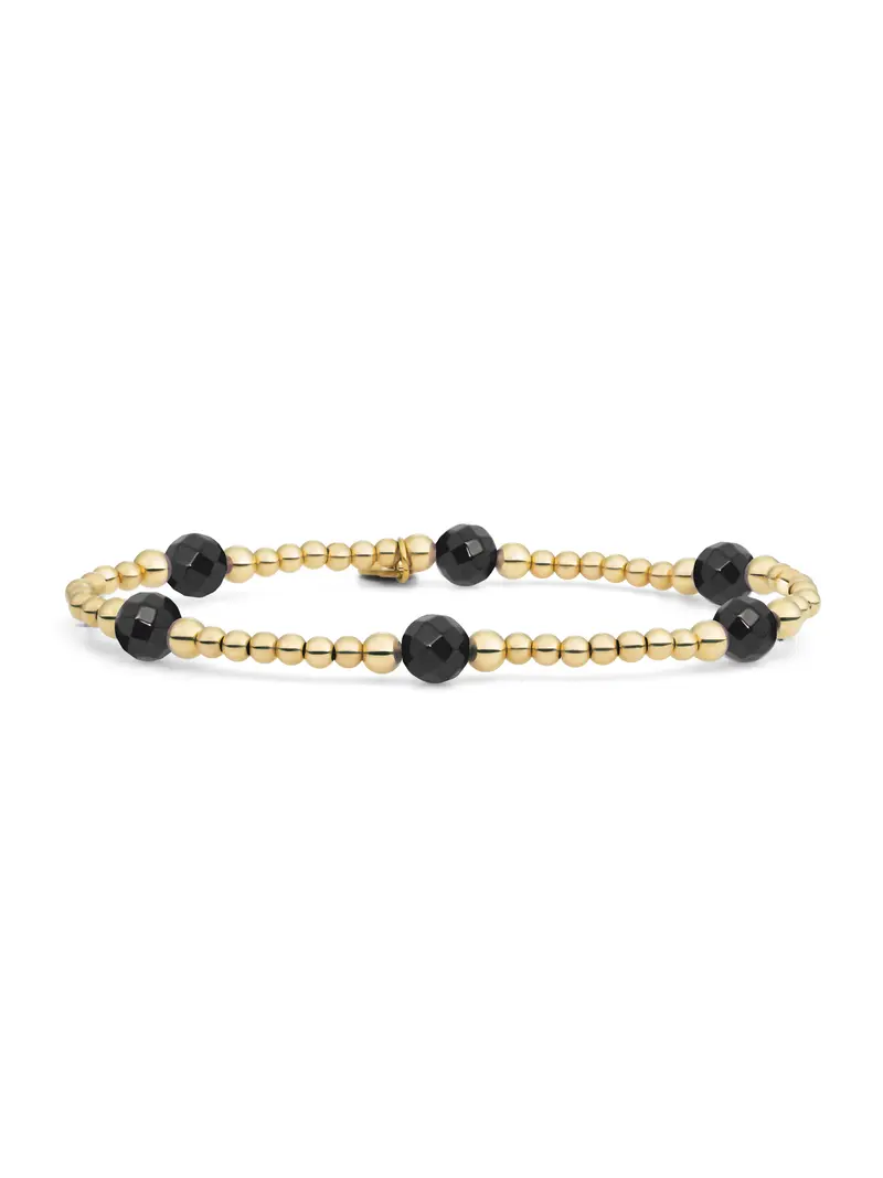 Reverse Bold Mix Armband Onyx