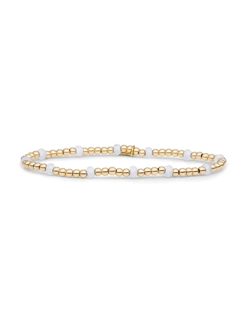 Reverse Roundel Armband Moonstone