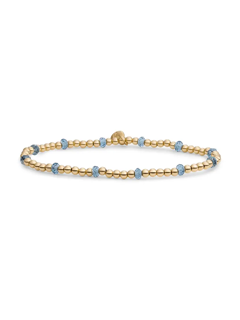 Reverse Roundel Armband Ocean Topaz Quartz