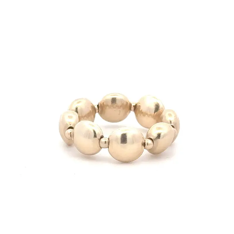 Ring basic flat mix 2mm gold coloured