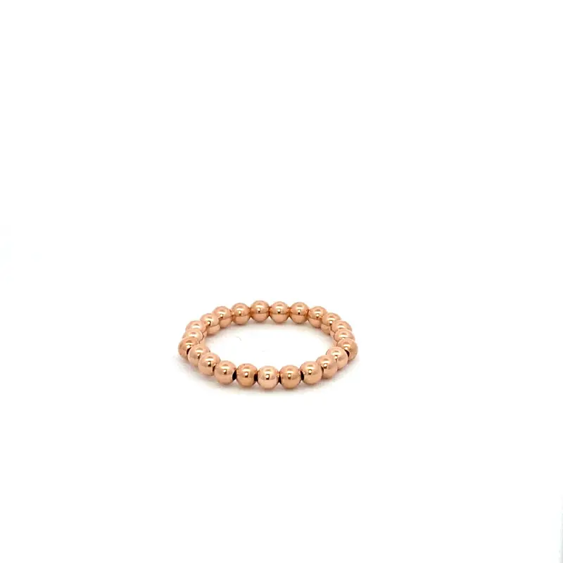 Ring basic rose-gold coloured 3mm