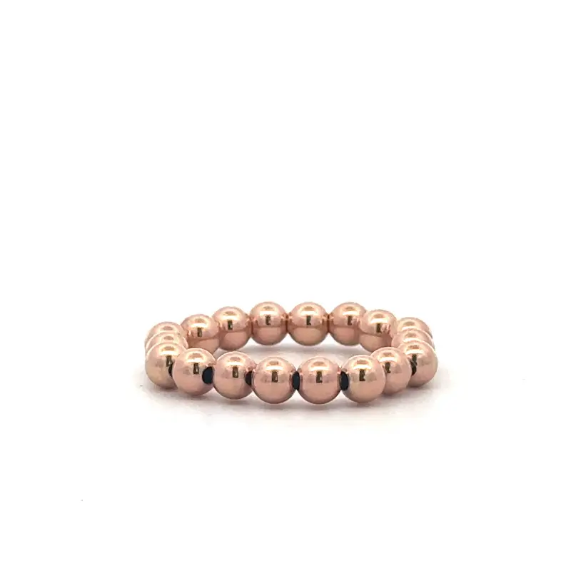 Ring basic rose-gold coloured 4mm