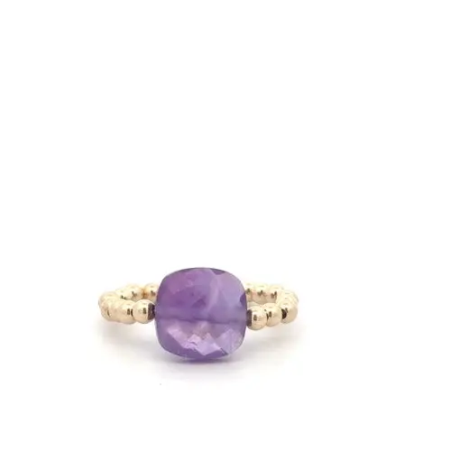 Ring PS purple gold coloured